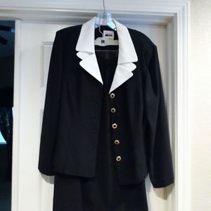 Black Skirt and Jacket Set